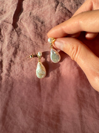 Keshi Pearl - Stud Earring