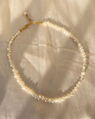 Small Pearl Necklace and Pearl Earrings Package Deal  - spare 30%