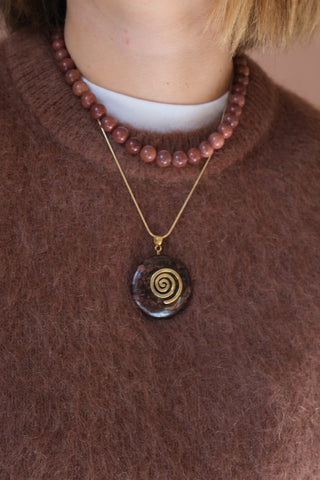 Dark Spiral - Necklace