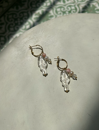 Crystal Fish - Earrings