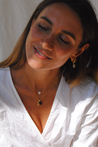 Floating Pearl - Necklace