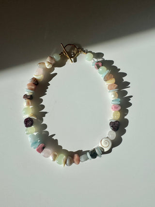 Colorful Shelly - Necklace