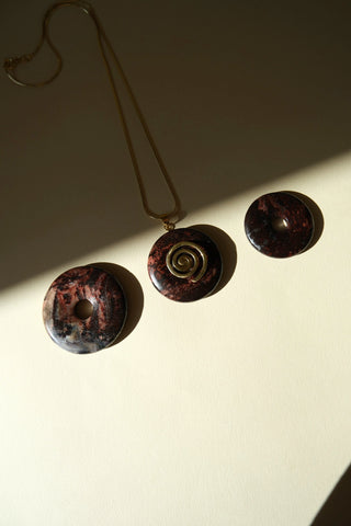 Dark Spiral - Necklace