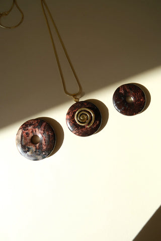 Dark Spiral - Necklace