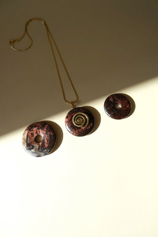 Dark Spiral - Necklace
