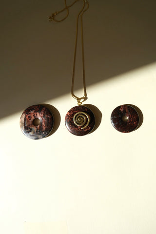 Dark Spiral - Necklace