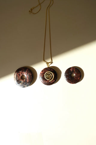 Dark Spiral - Necklace