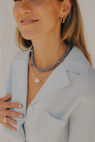 Blue Bubble - Necklace