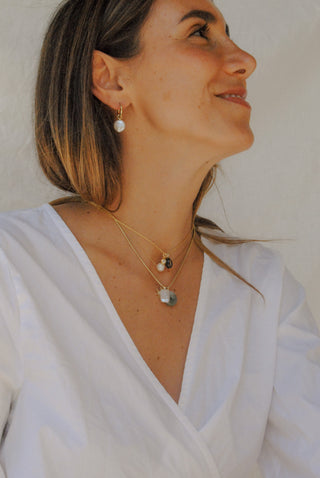 Floating Pearl - Necklace