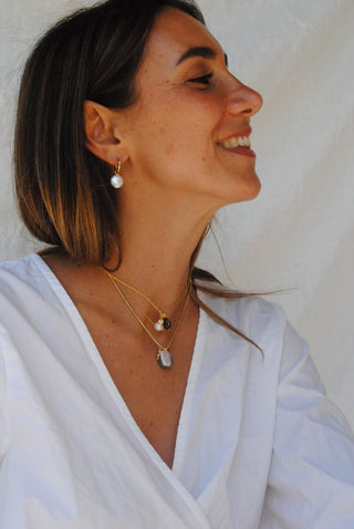 Floating Pearl - Necklace