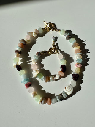 Colorful Shelly - Necklace