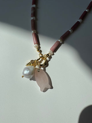 Pink Opal - Necklace (Kombinierbar mit allen Pendants)