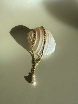 Chain and Pearl - Necklace