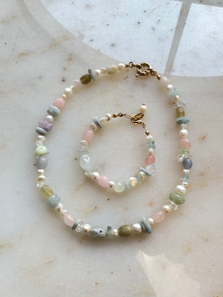 Pastel Crystal - Necklace