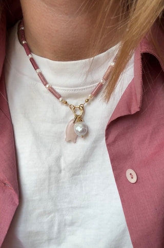 Pink Opal - Necklace (Kombinierbar mit allen Pendants)