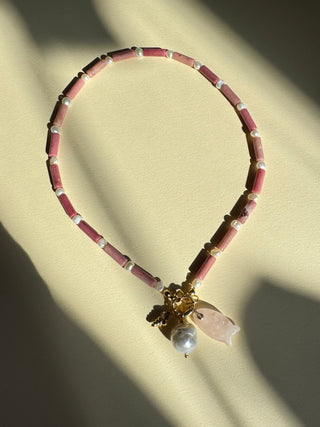 Pink Opal - Necklace (Kombinierbar mit allen Pendants)