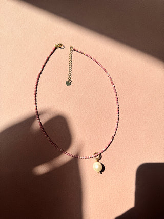 Tiny Gemstone - Necklace (various colors)