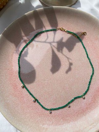 Green Stone - Necklace