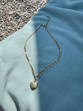 Golden Heart - Necklace