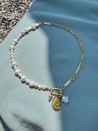 Half Pearl - Necklace (kombinierbar mit allem Pendants)