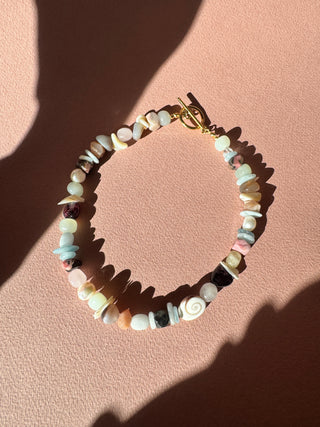 Colorful Shelly - Necklace