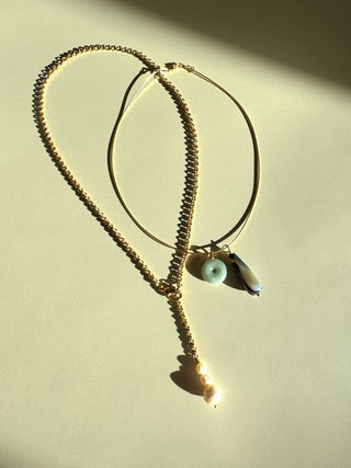 Chain and Pearl - Necklace