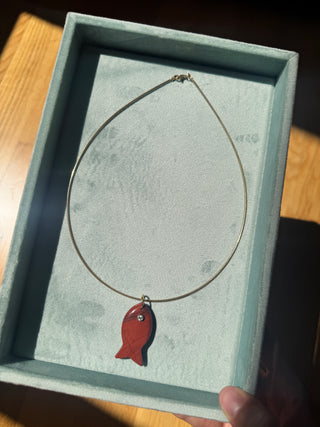 Fishy Gemstone - Necklace
