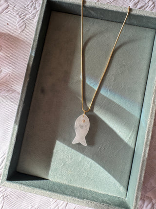 Fishy Gemstone - Necklace