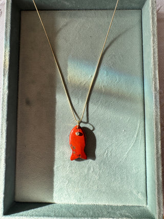 Fishy Gemstone - Necklace