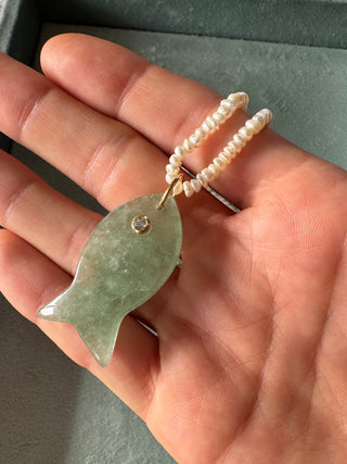 Fishy Gemstone - Necklace