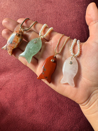 Fishy Gemstone - Necklace