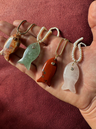 Fishy Gemstone - Necklace