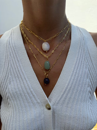 LIMITED Gemstone Pendant - Necklace