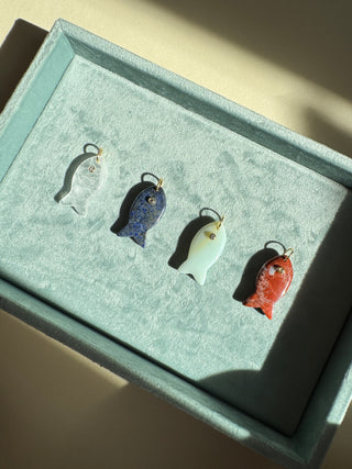 Fishy Gemstone - Necklace