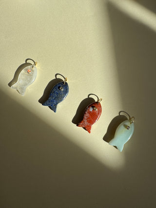 Fishy Gemstone - Necklace