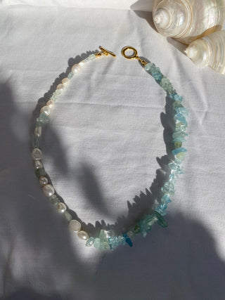 Crystal Blue - Necklace