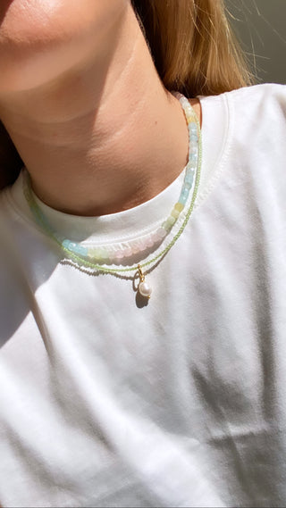 Pastel Gemstone - Necklace