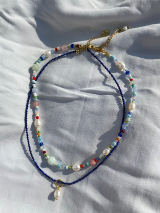 Tiny gemstone - Necklace (various colors)